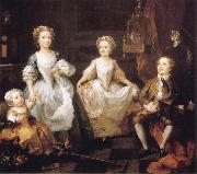 William Hogarth The Graham Children oil painting reproduction